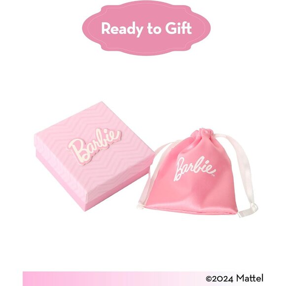 Necklace Brass 16 + 2 in Pink Crystal Heart Pendant Adjustable Jewelry - Picture 6 of 6